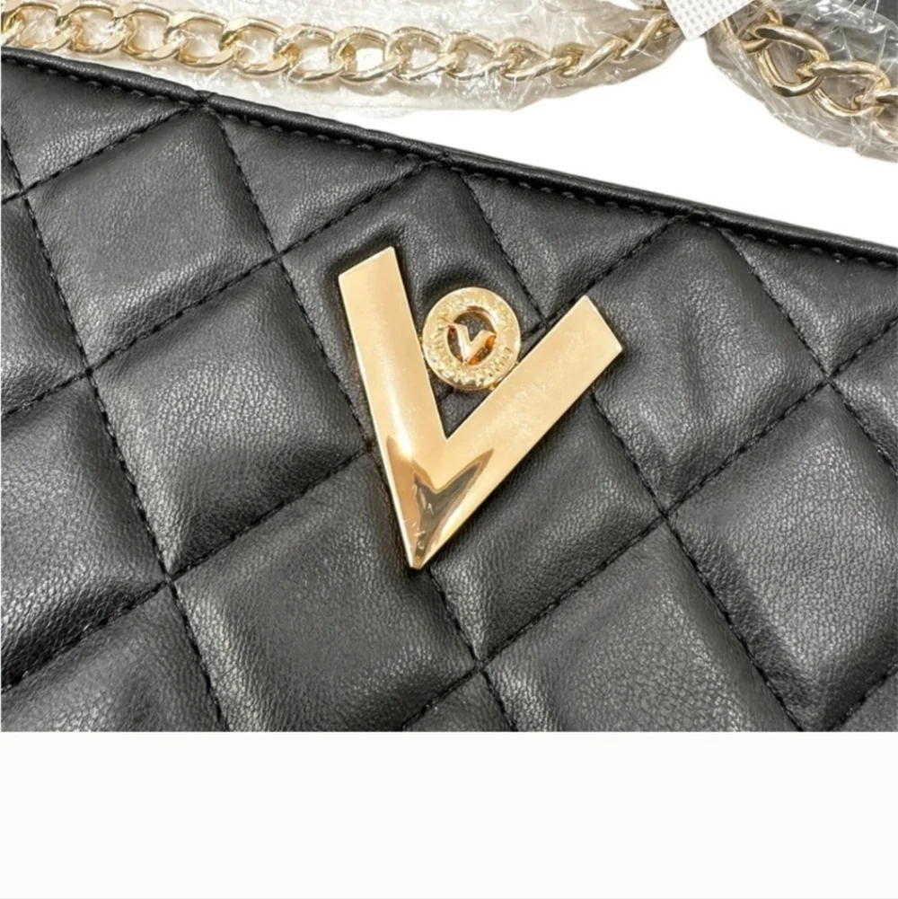 Valentino‎ Orlandi. Cross-body Quilted Bag. Vegan Leather. MSRP $278. NWT
